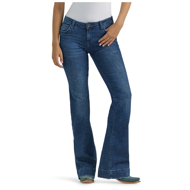 Wrangler Women's Retro Mae Trouser Relaxed Fit Jeans Sophia, 30" - Women's Fishing Bottoms at Academy Sports
