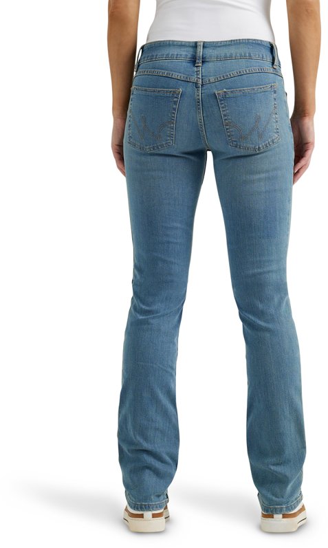 Wrangler Women's Essential Mid-Rise Straight Fit Jeans - view number 2
