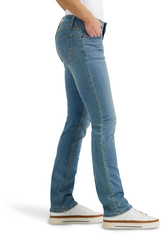Wrangler Women's Essential Mid-Rise Straight Fit Jeans - view number 3