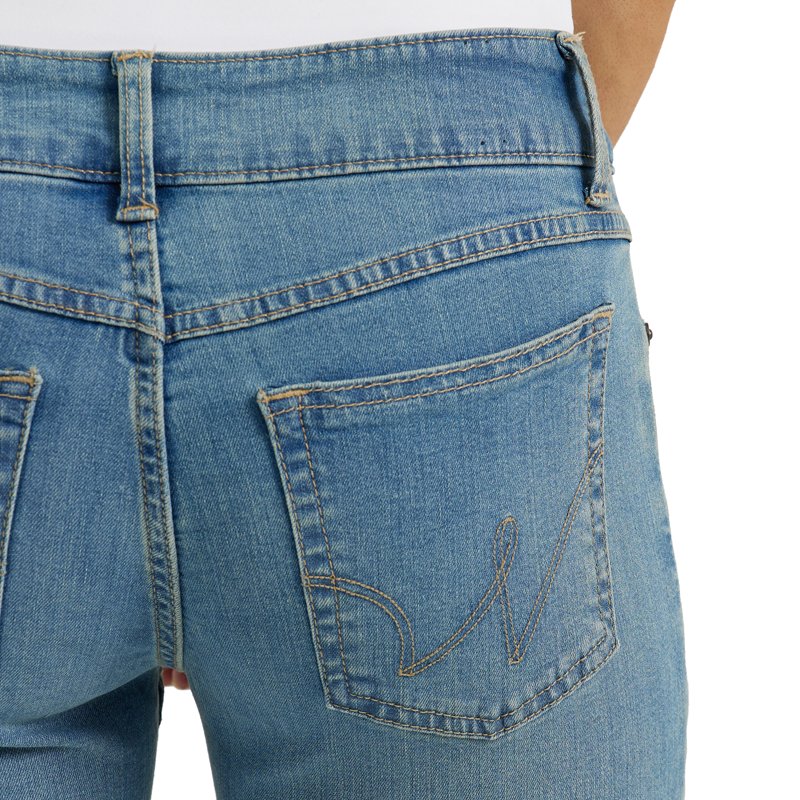 Wrangler Women's Essential Mid-Rise Straight Fit Jeans - view number 5