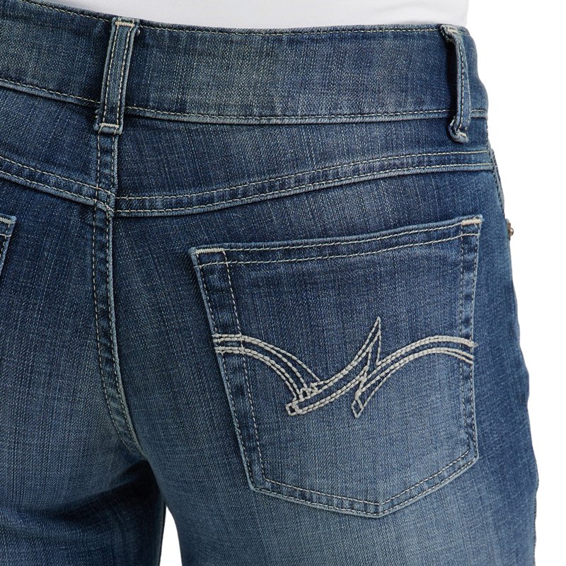 Wrangler Women's Essential Mid-Rise Straight Fit Jeans - view number 5