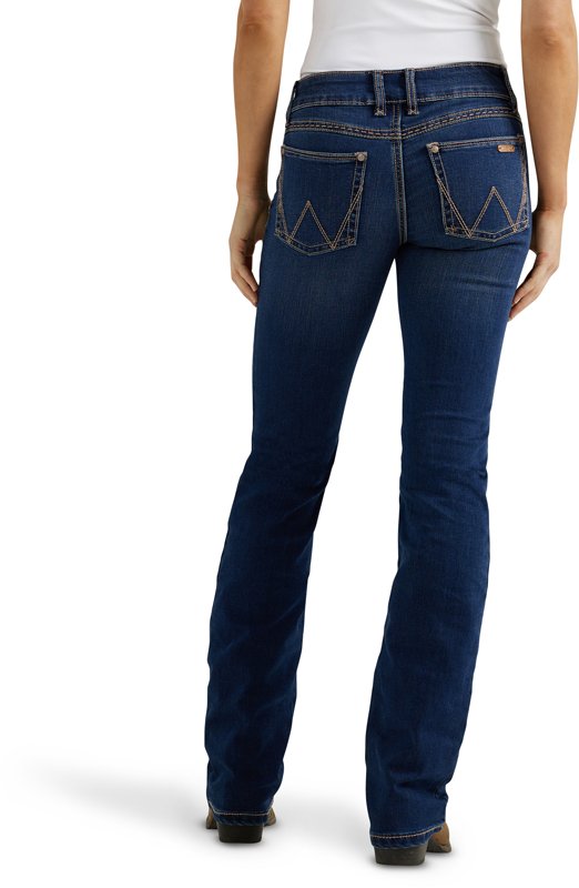Wrangler Women's Retro Mae Mid Rise Regular Fit Jeans - view number 2