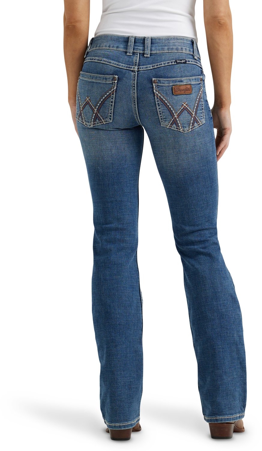 Wrangler Women's Retro Mae Mid Rise Regular Fit Jeans - view number 2