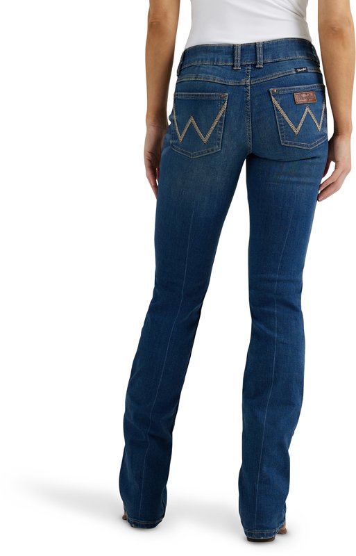 Wrangler Women's Retro Mae Mid Rise Regular Fit Jeans - view number 2