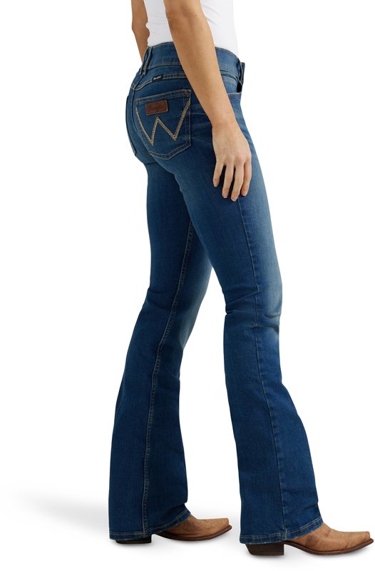 Wrangler Women's Retro Mae Mid Rise Regular Fit Jeans - view number 3