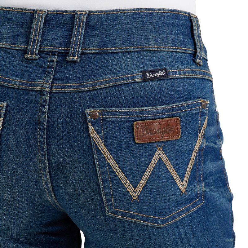 Wrangler Women's Retro Mae Mid Rise Regular Fit Jeans - view number 5