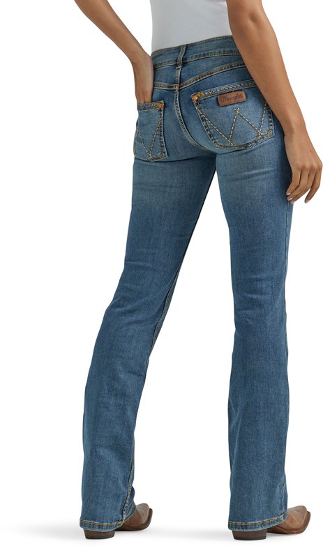 Wrangler Women's Retro Mae Mid Rise Regular Fit Jeans - view number 2