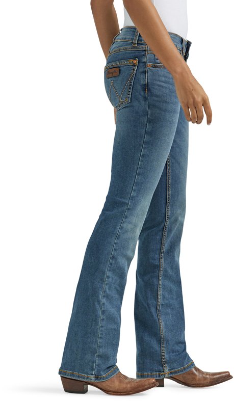 Wrangler Women's Retro Mae Mid Rise Regular Fit Jeans - view number 3