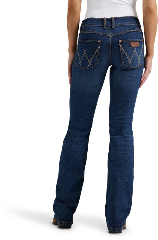 Wrangler Women's Retro Mae Mid Rise Regular Fit Jeans - view number 2
