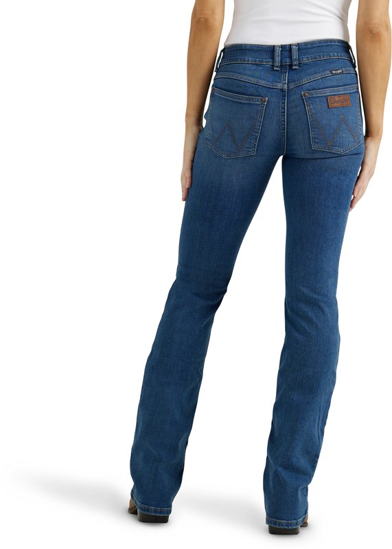 Wrangler Women's Retro Mae Mid Rise Regular Fit Jeans - view number 2