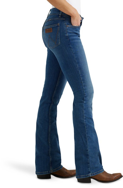 Wrangler Women's Retro Mae Mid Rise Regular Fit Jeans - view number 3
