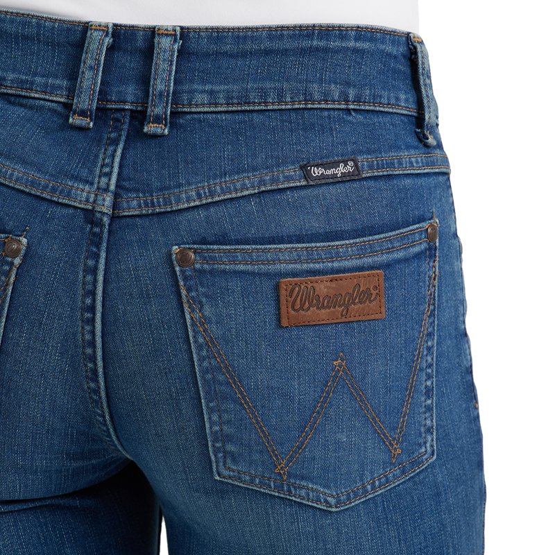 Wrangler Women's Retro Mae Mid Rise Regular Fit Jeans - view number 5