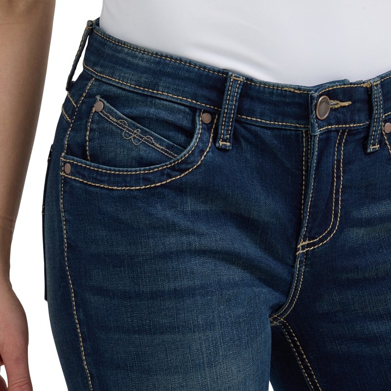 Wrangler Women's Ultimate Riding Q-Baby Mid-Rise Bootcut Jeans                                                                   - view number 4