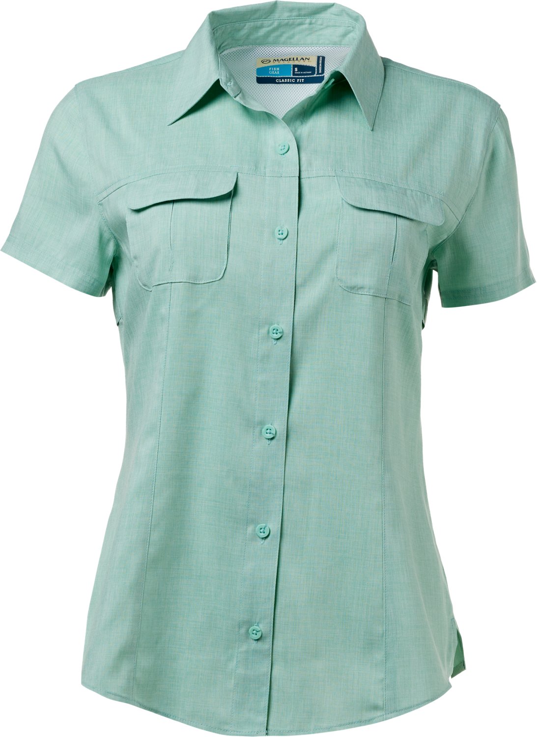 Magellan Outdoors Women's Aransas Pass Heathered Fishing Top                                                                     - view number 2