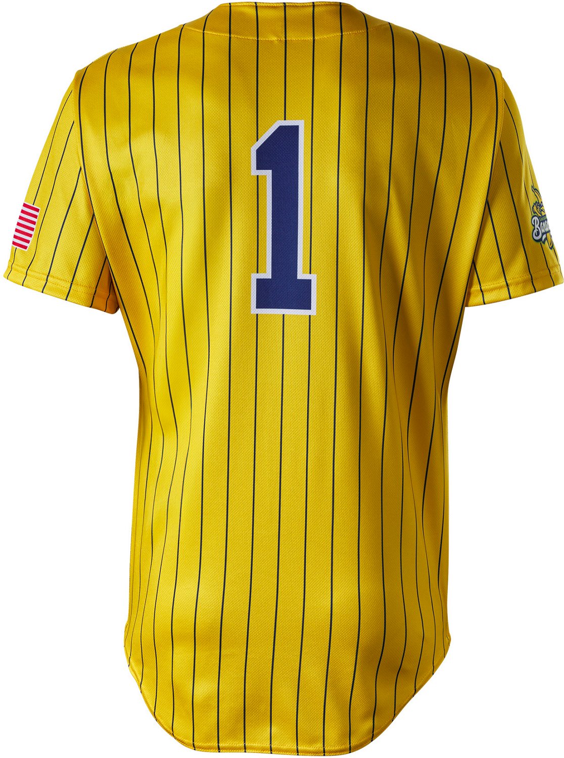 EvoShield Adults' Savannah Bananas Replica Pinstripe Jersey - view number 2