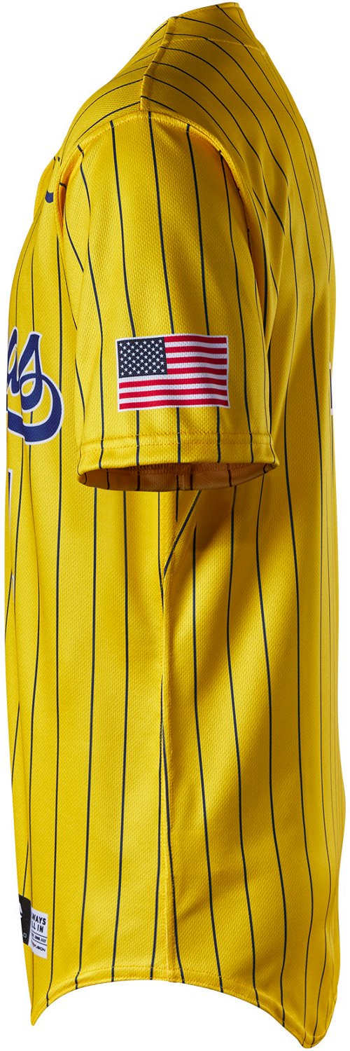 EvoShield Adults' Savannah Bananas Replica Pinstripe Jersey | Academy