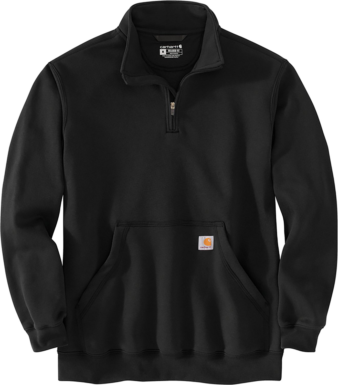 Carhartt Men's Loose Fit Midweight 1/4-Zip Mock Neck Sweatshirt