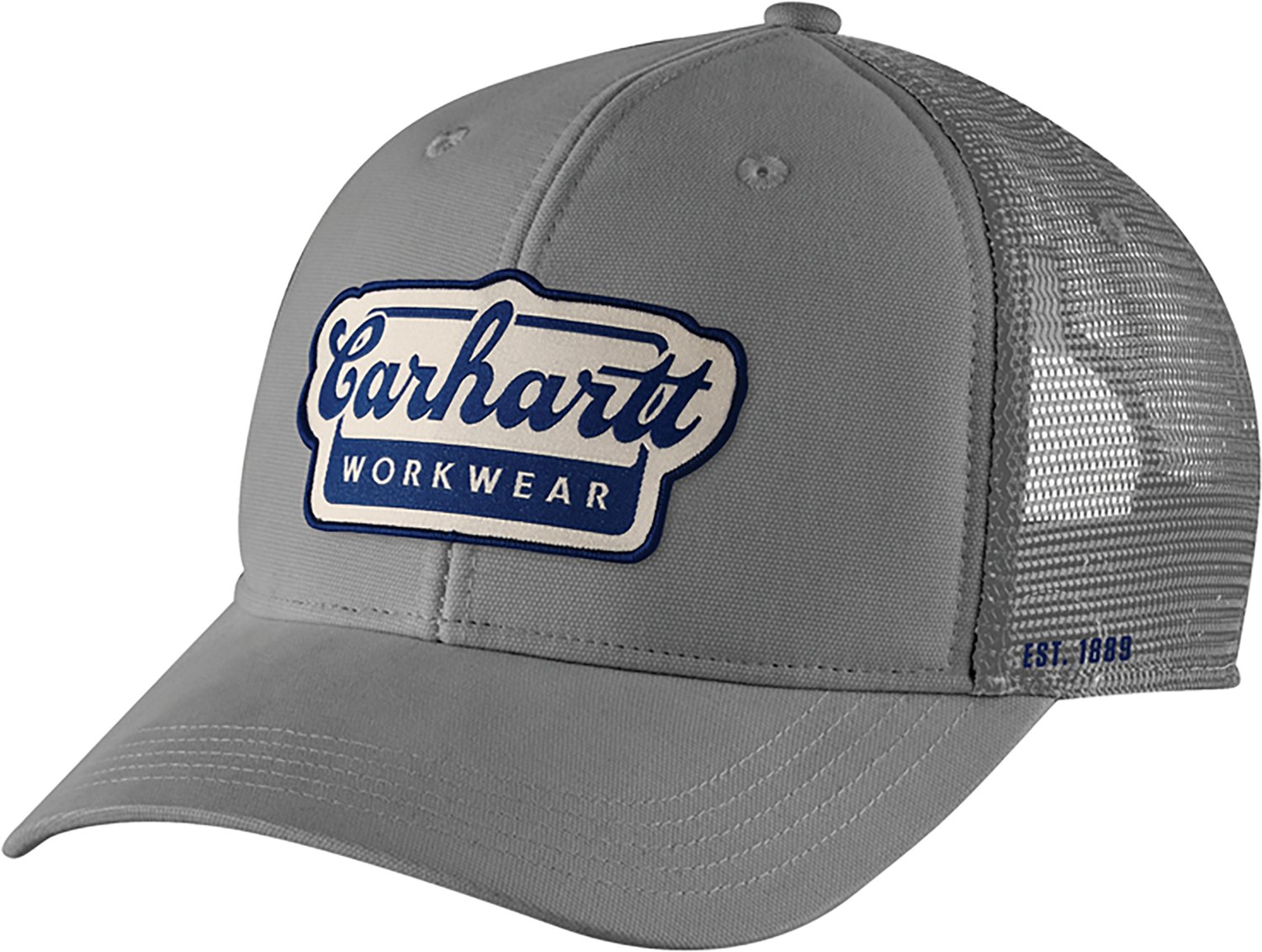 Carhartt Men's Twill Mesh-Back Script Patch Cap