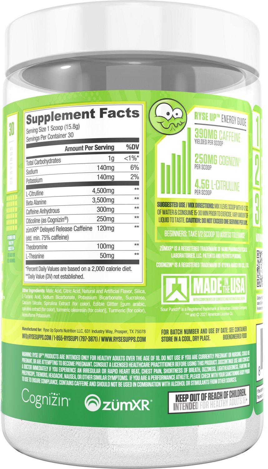 Ryse Loaded PreWorkout Supplement 30 Servings                                                                                    - view number 2