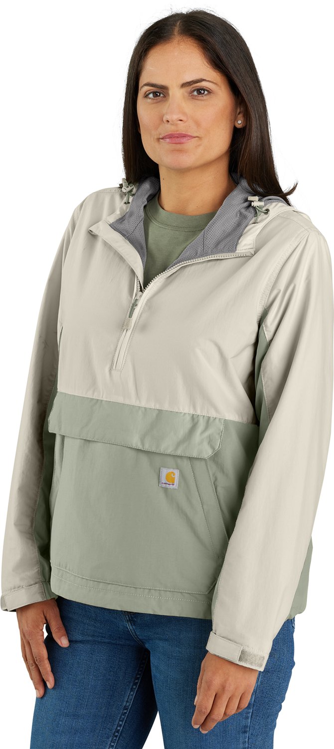 Carhartt Women's Rain Defender Loose Fit Lightweight Packable Anorak Jacket - view number 1