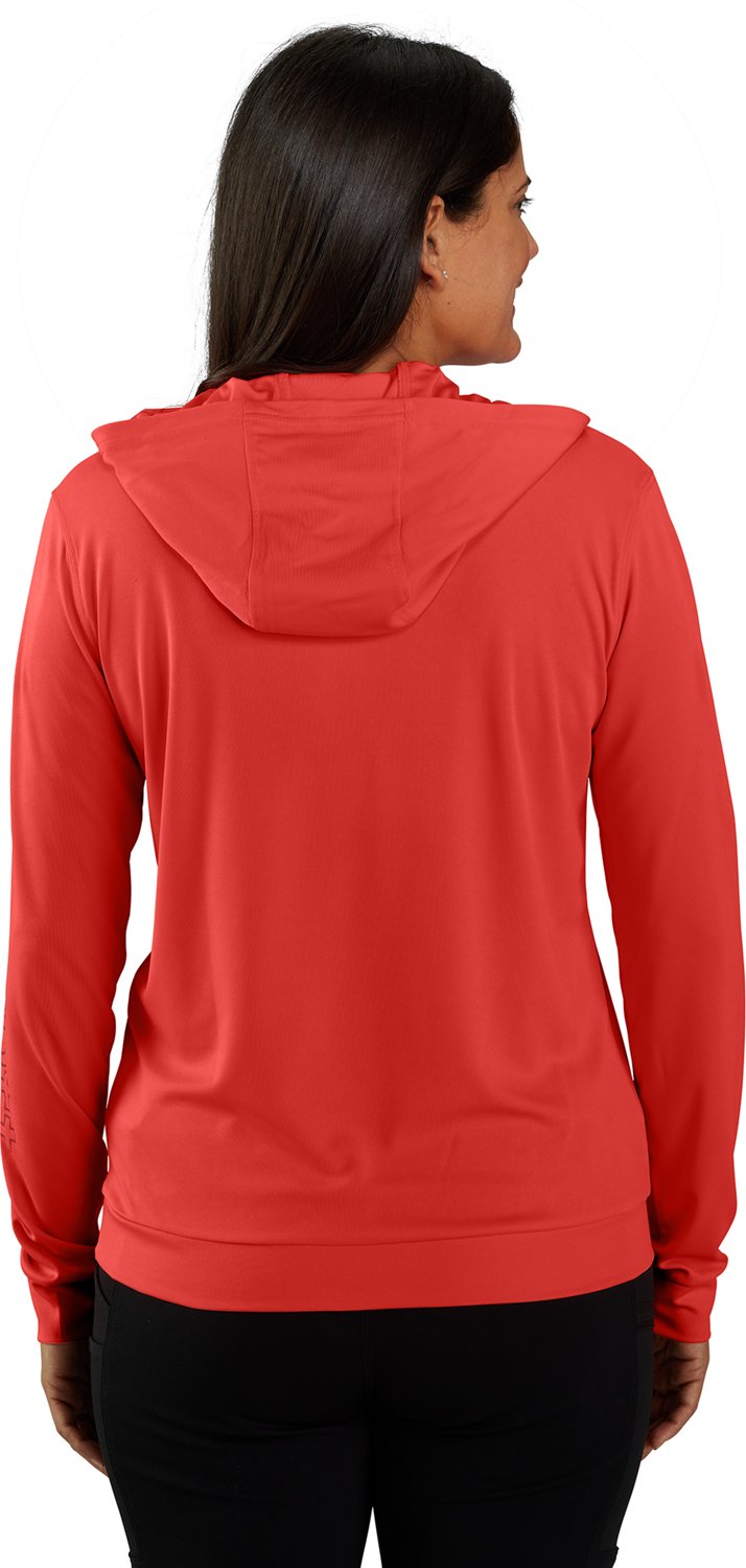 Carhartt Women's Force Sun Defender Lightweight Hooded Long Sleeve Graphic T-shirt - view number 2