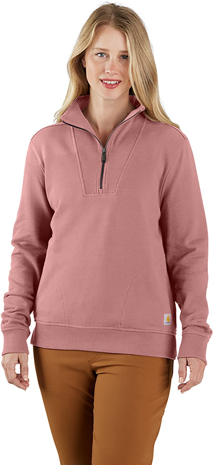 Carhartt Women's TENCEL Fiber Series Relaxed Fit 1/2 Zip Sweatshirt - view number 2
