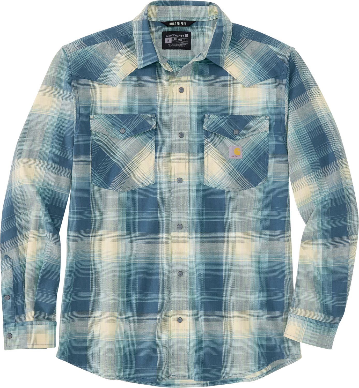 Carhartt Men's Montana Rugged Flex Long Sleeve Button Down