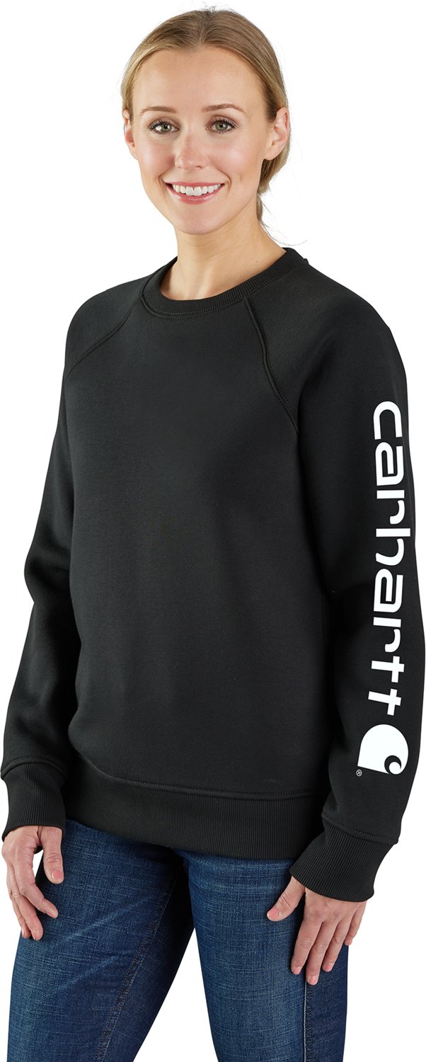 Carhartt Women's Relaxed Fit Midweight Graphic Crewneck Sweatshirt - view number 3