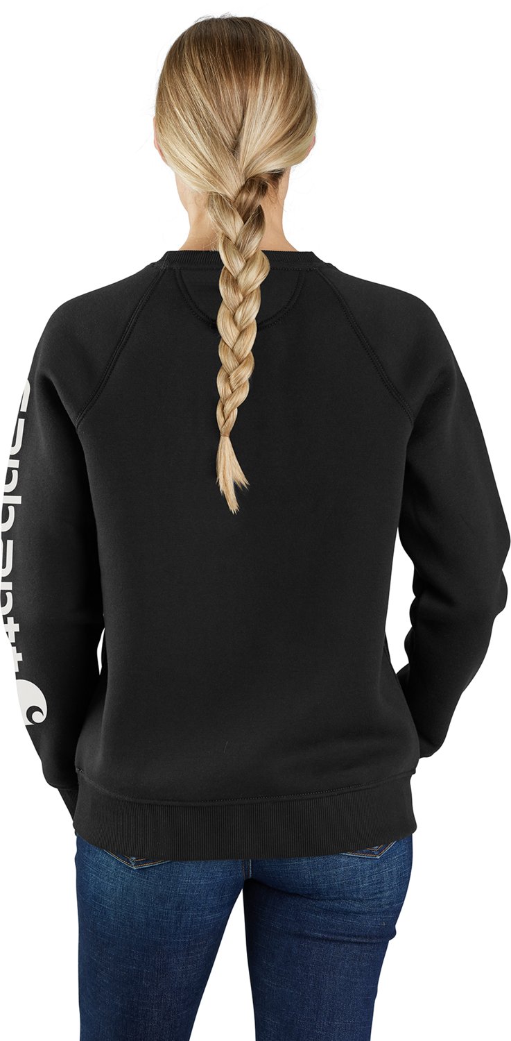 Carhartt Women's Relaxed Fit Midweight Graphic Crewneck Sweatshirt - view number 2