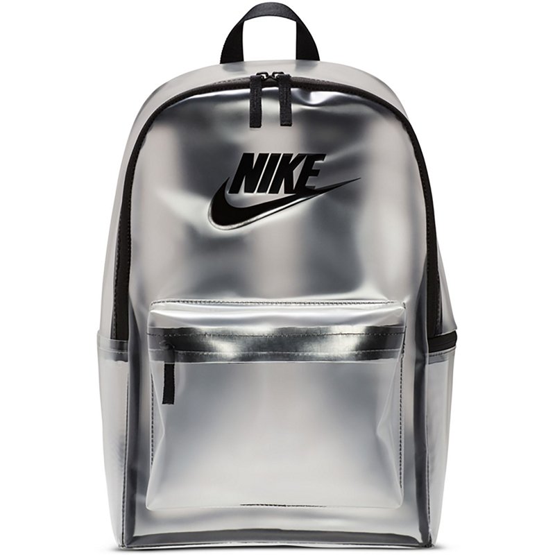 Nike Heritage Clear Backpack Clear/Black - at Academy Sports
