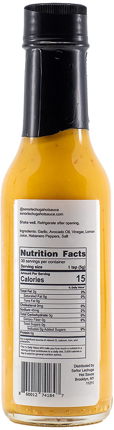 Heatonist 0.006 Senor Lechuga Hot Sauce - view number 2