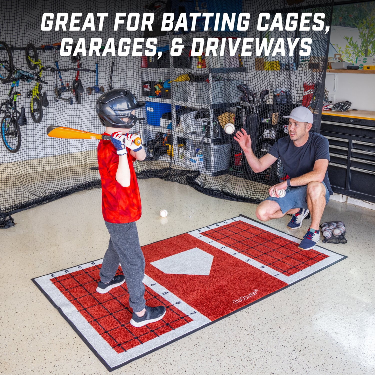 GoSports Stance Alignment Baseball Hitting Mat                                                                                   - view number 6