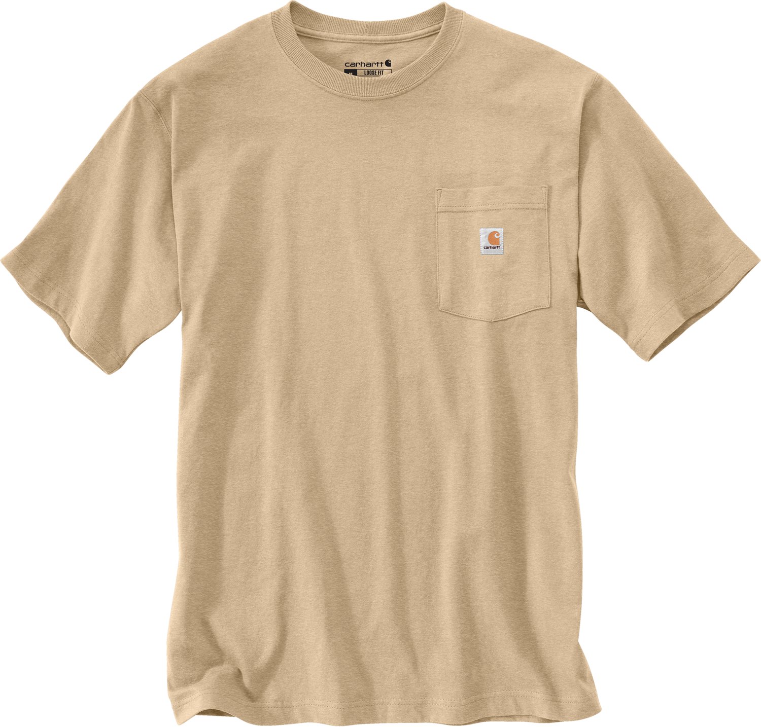 Carhartt Men's K87 Short Sleeve Workwear Pocket T-shirt                                                                          - view number 2