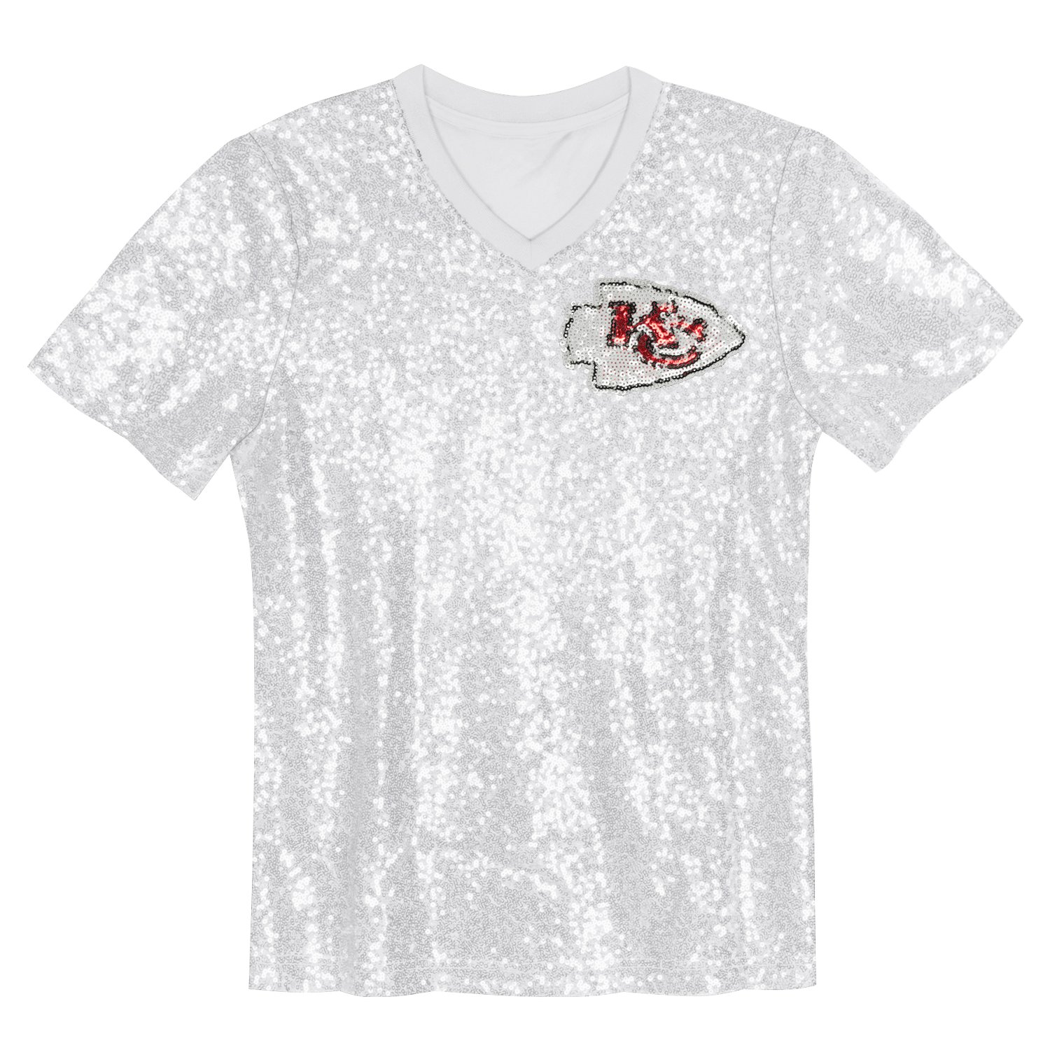 Outerstuff Women's Kansas City Chiefs Patrick Mahomes N&N Sequin Top - view number 2