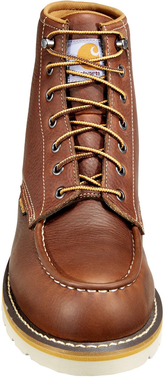 Carhartt Men's Moc Toe Wedge EH Lace Up Work Boots                                                                               - view number 5