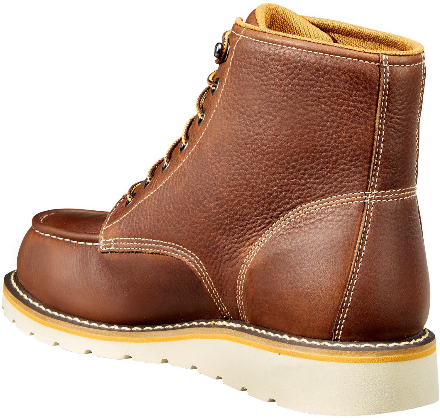 Carhartt Men's Moc Toe Wedge EH Lace Up Work Boots                                                                               - view number 7