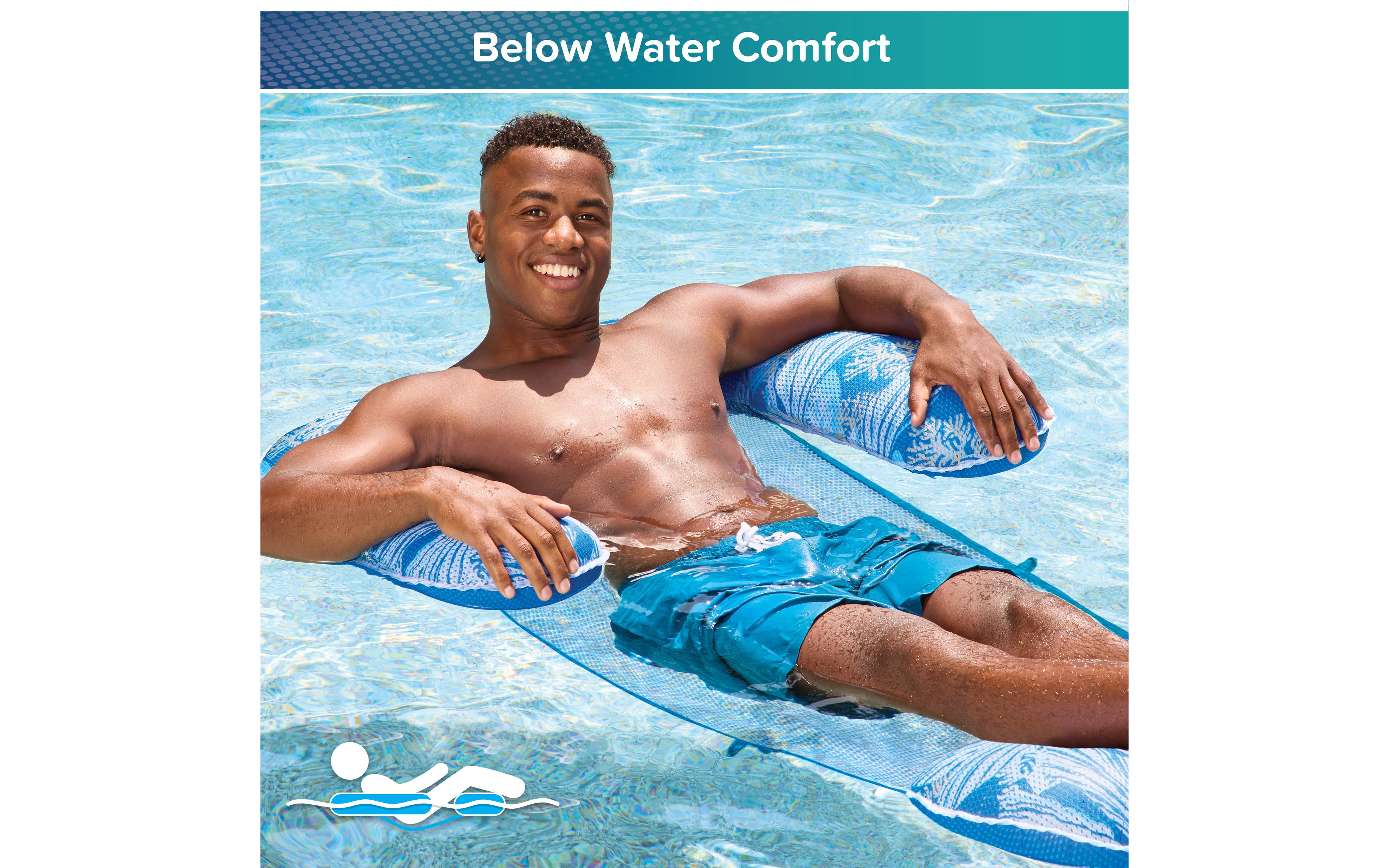 Aqua Leisure 3-in-1 Pool Float Lounge Chair and Drifter