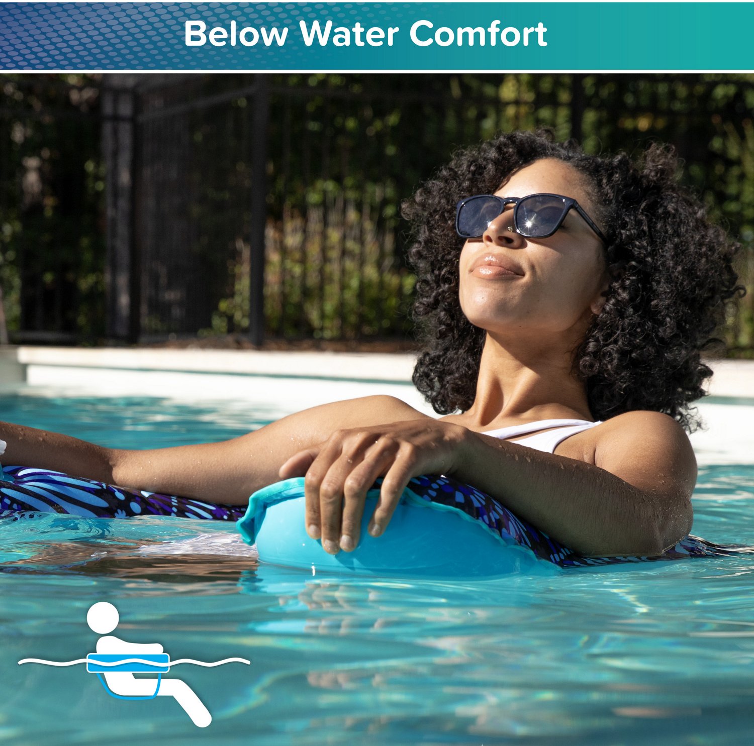 Aqua-Leisure Tropical Palm Pool Float Noodle Chair                                                                               - view number 6