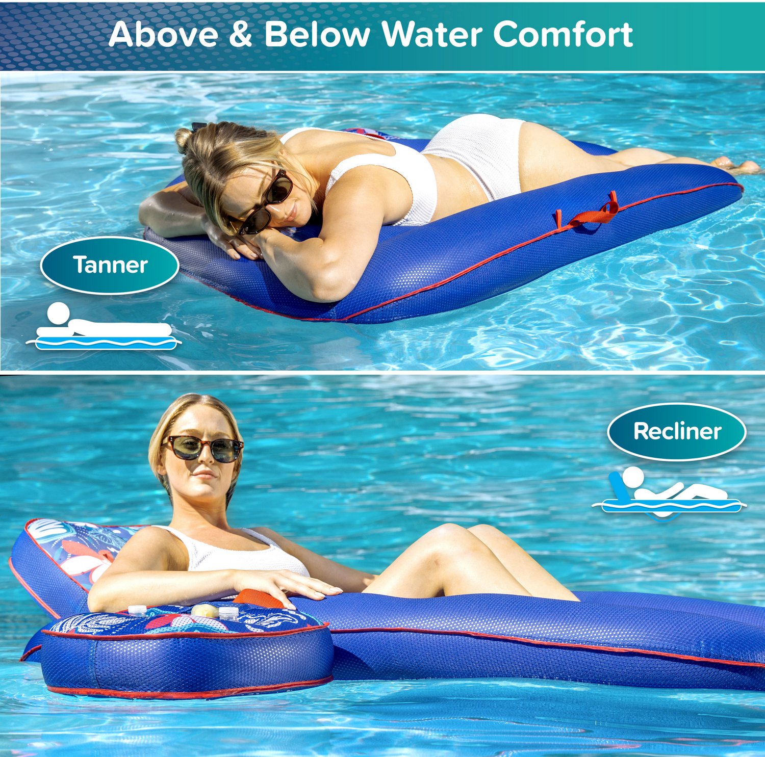 Aqua-Leisure Ultimate 2-in-1 Pool Float Lounge                                                                                   - view number 6