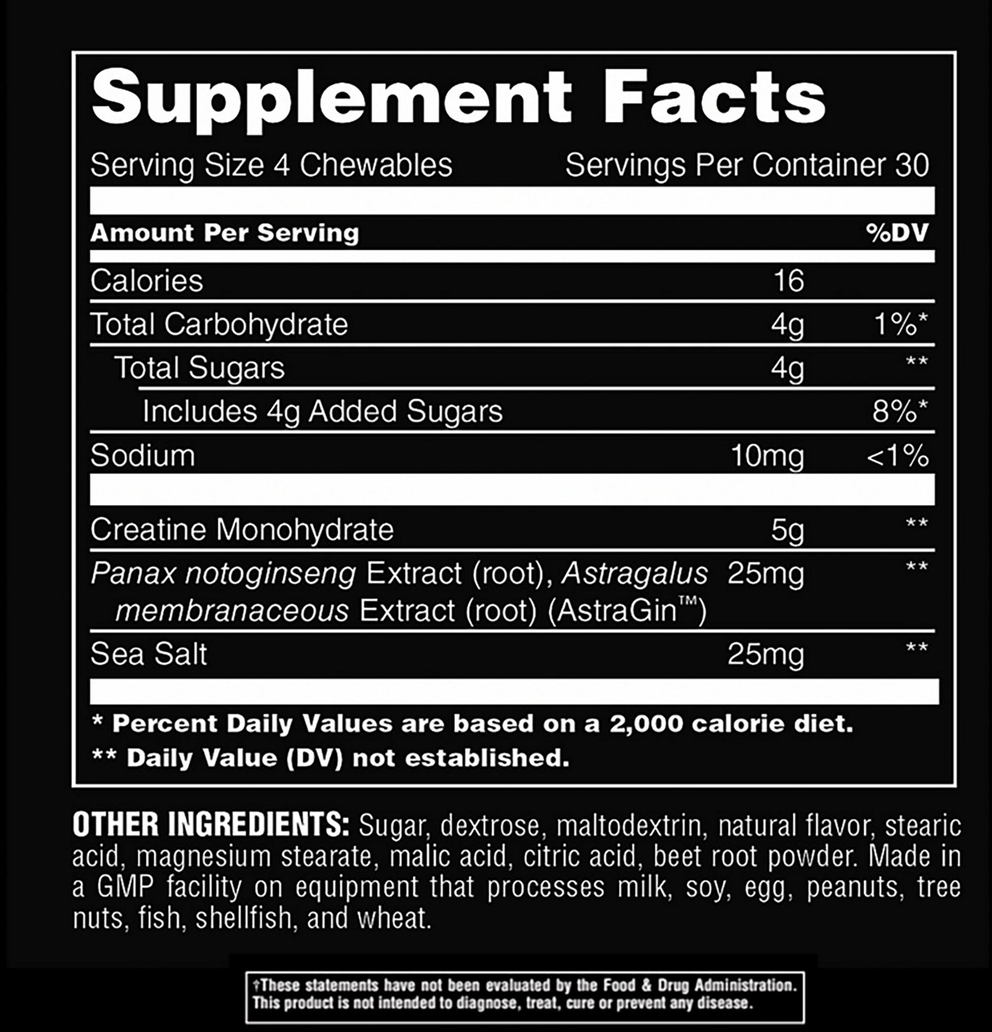 Animal Universal Nutrition Creatine Chews 120-Pack                                                                               - view number 2