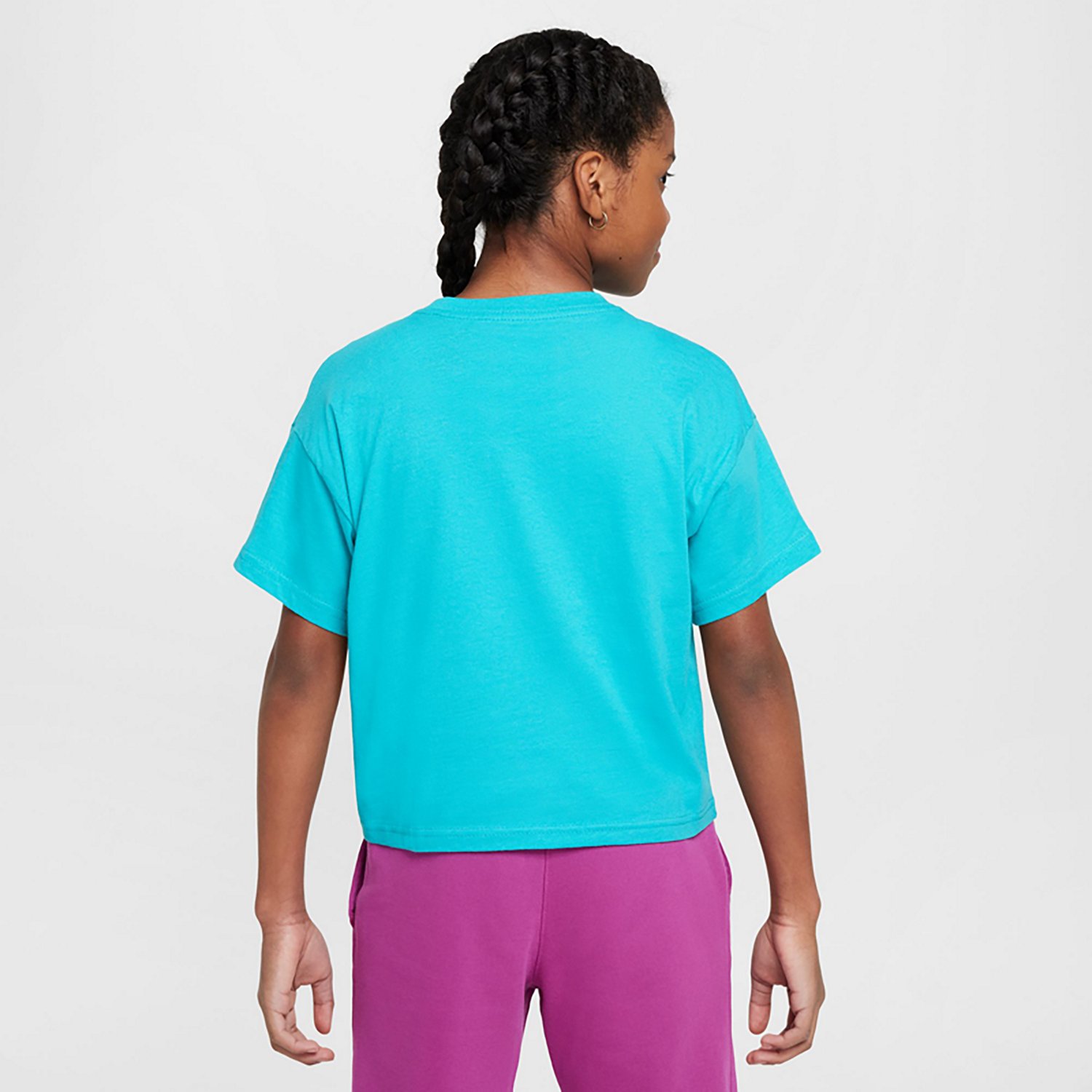 Nike Girls' Sportswear Essential Boxy Short Sleeve T-shirt - view number 2