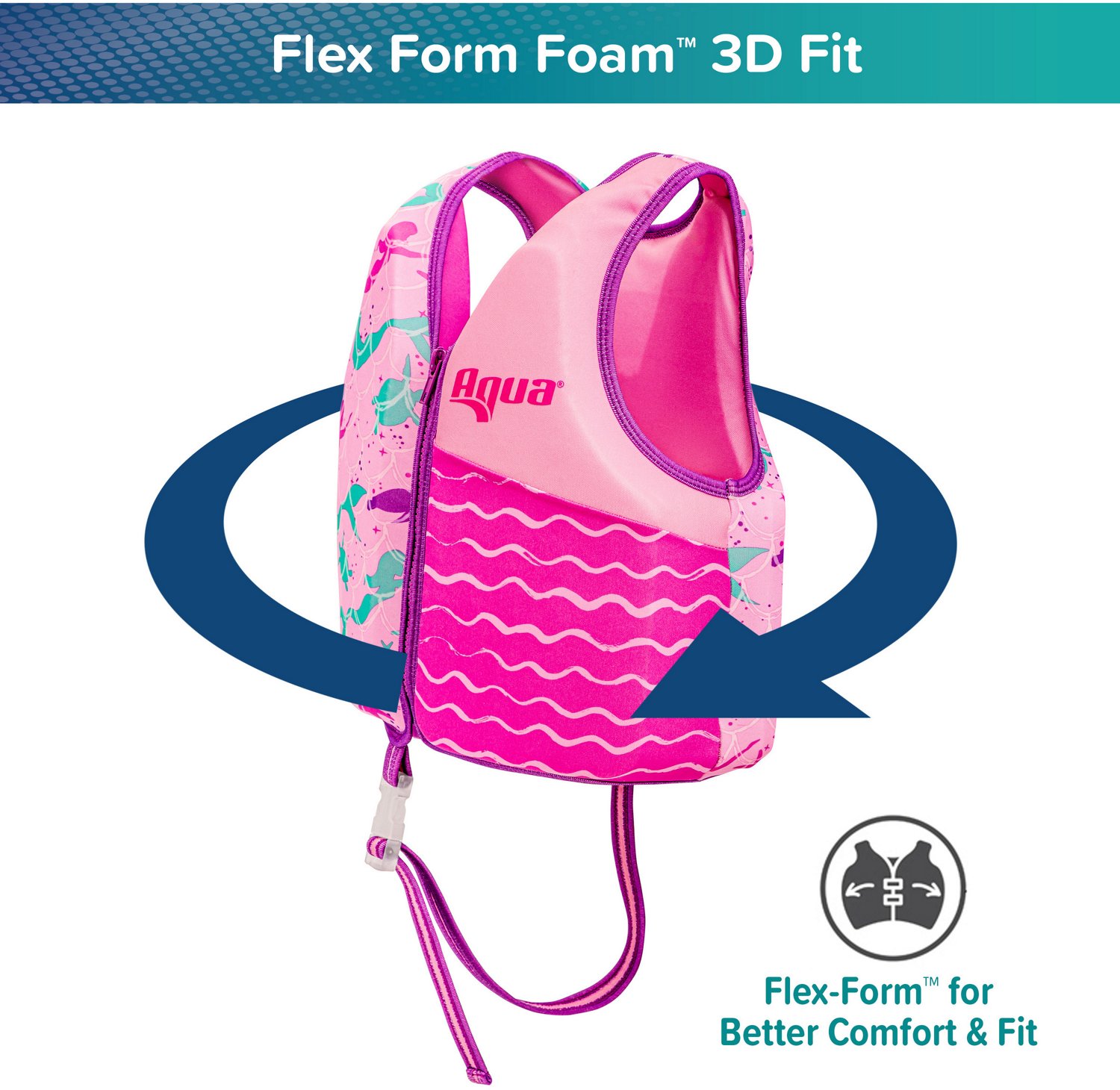 Aqua-Leisure Kids' Swimster Mermaid Swim Trainer Vest | Academy