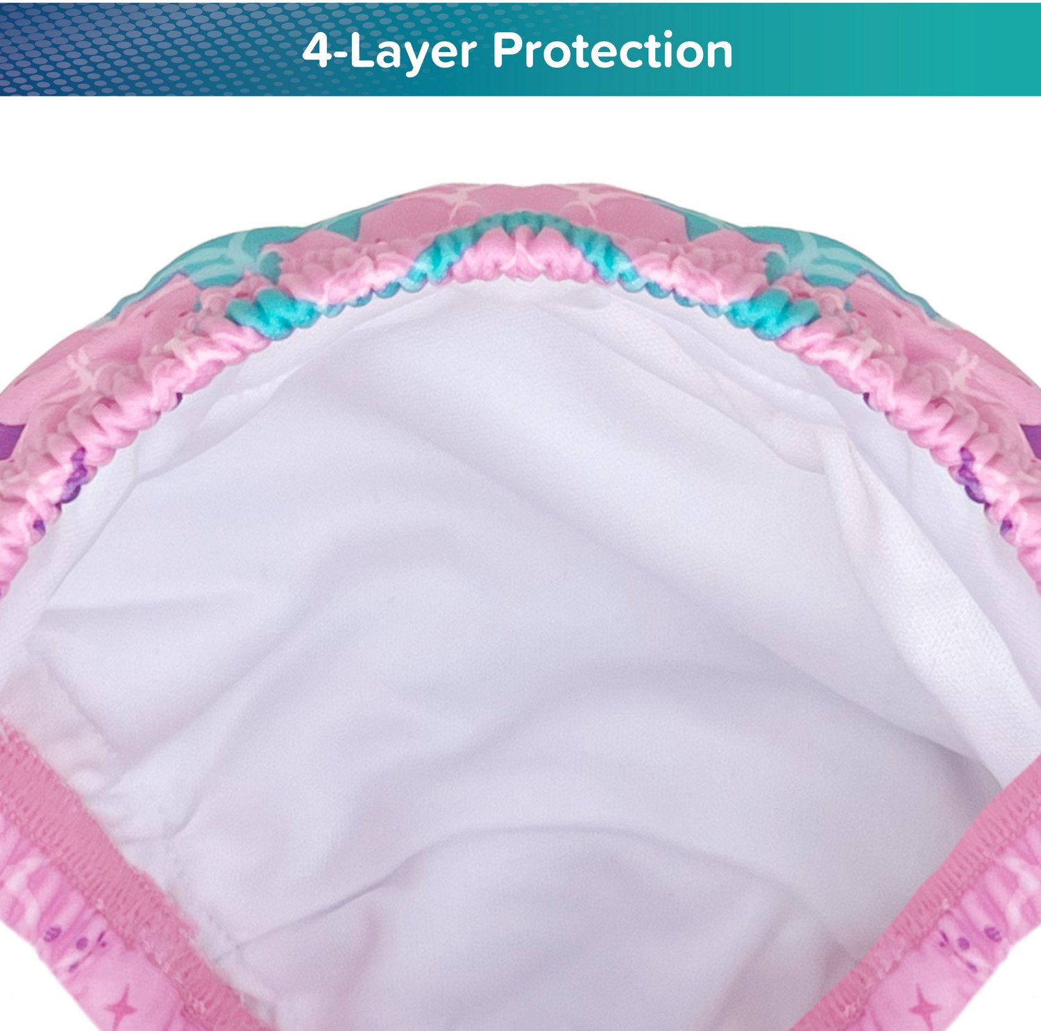 Aqua-Leisure Kids' SplashGuard Mermaid Reusable Swim Diaper - view number 2