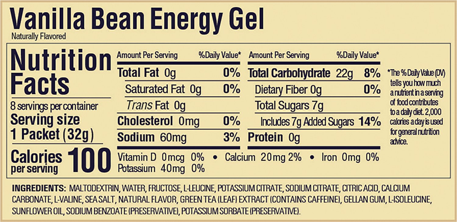 GU Vanilla Energy Gels 8-Pack                                                                                                    - view number 2