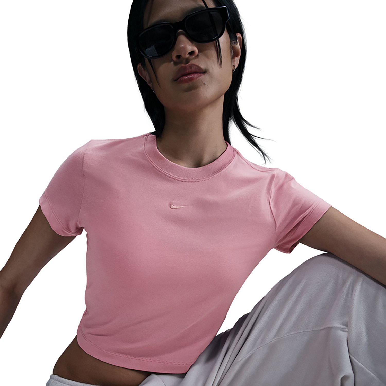 Nike Women's Sportswear Chill Knit Cropped T-shirt - view number 3