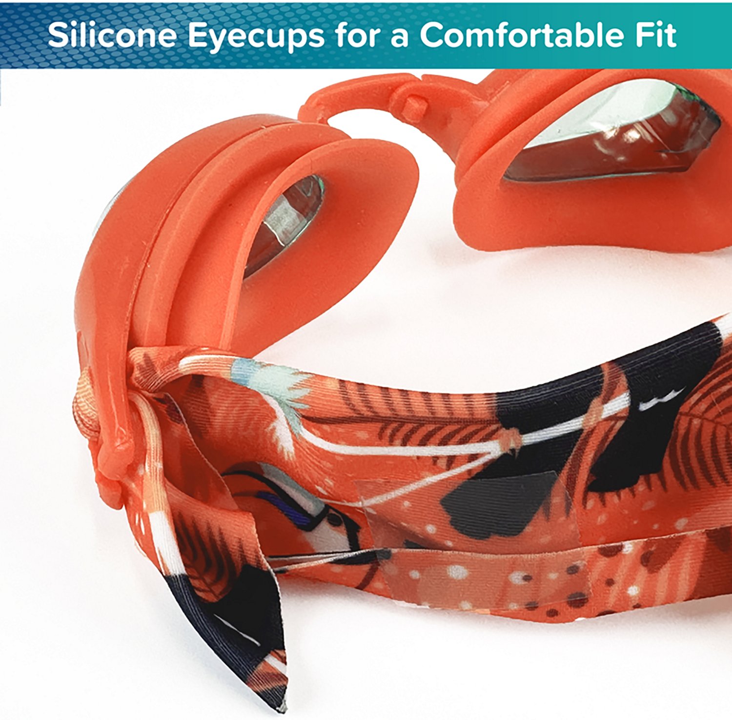 Aqua-Leisure Youth Freestyle Tangerine Swim Goggles                                                                              - view number 4