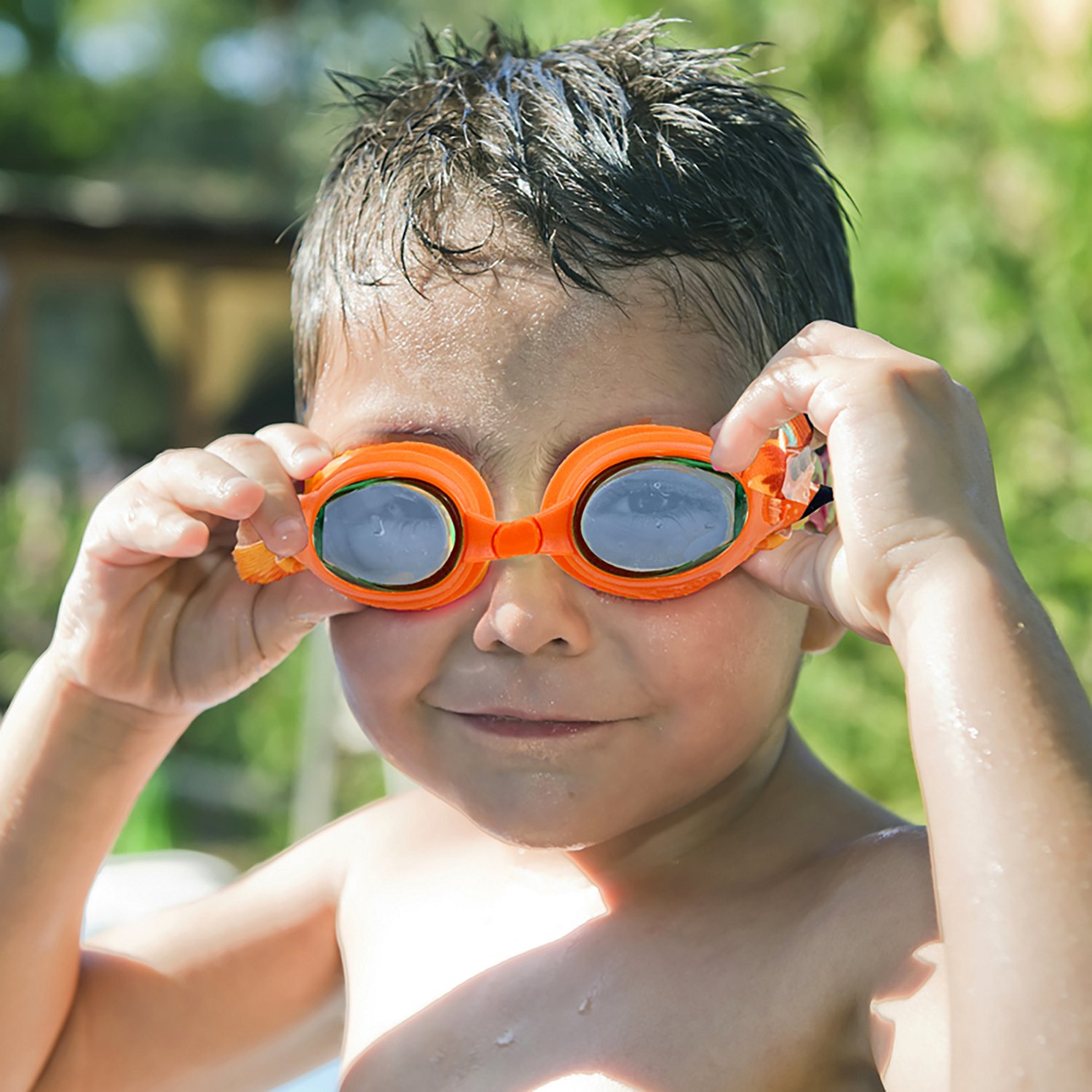 Aqua-Leisure Youth Freestyle Tangerine Swim Goggles                                                                              - view number 6