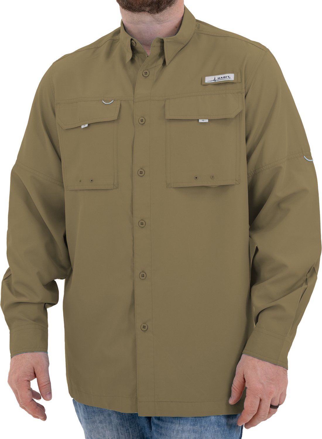 Habit Men's Flushing Bay River Long Sleeve Shirt
