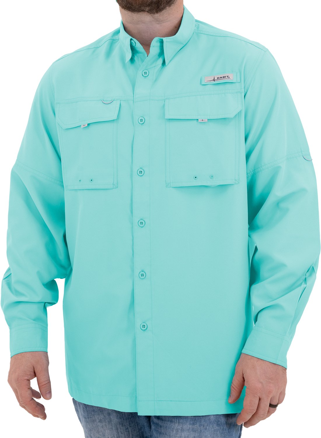 Habit Men's Flushing Bay River Long Sleeve Shirt