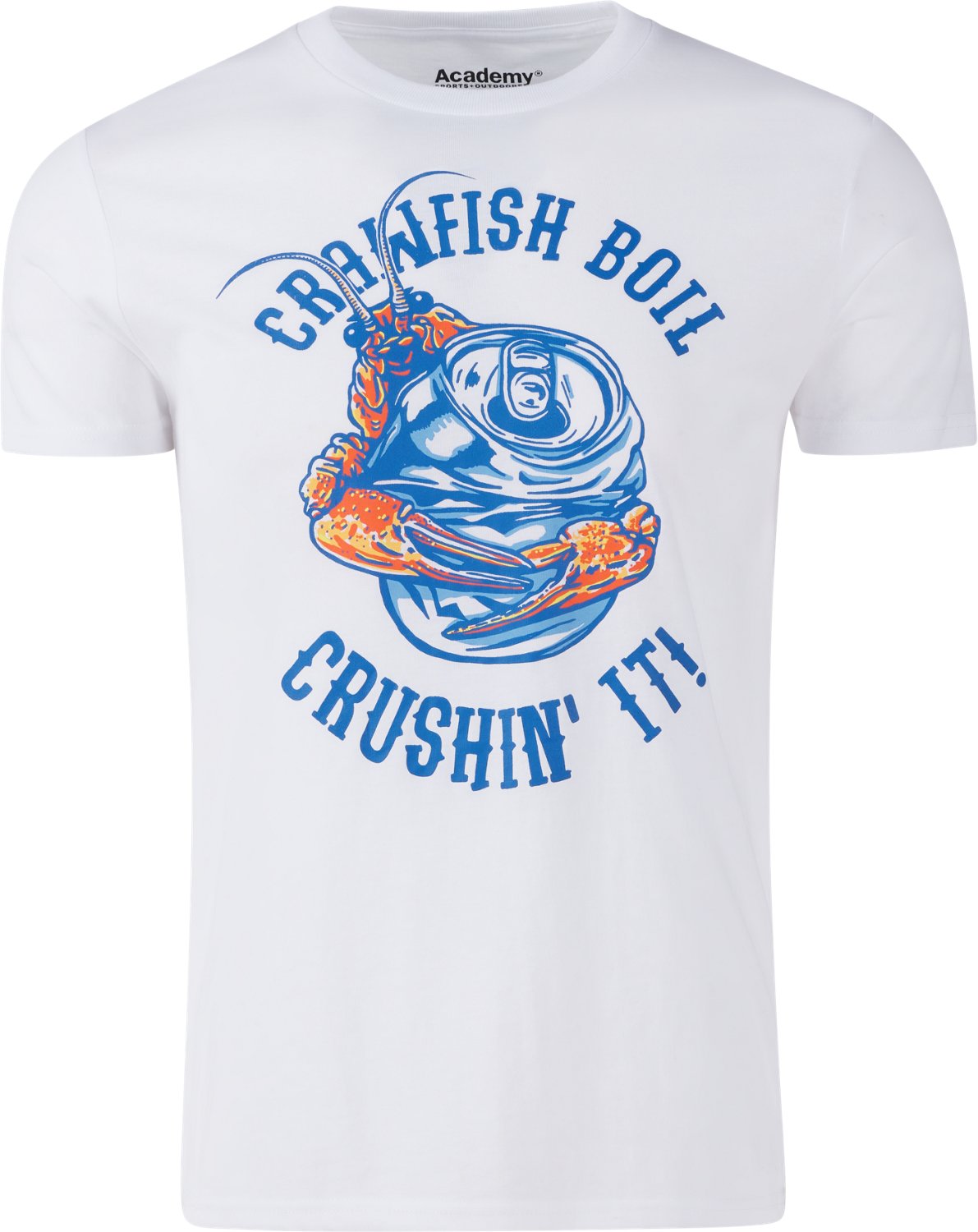 Academy Sports + Outdoors Crawfish Boil Crushin Short Sleeve T-Shirt                                                             - view number 1